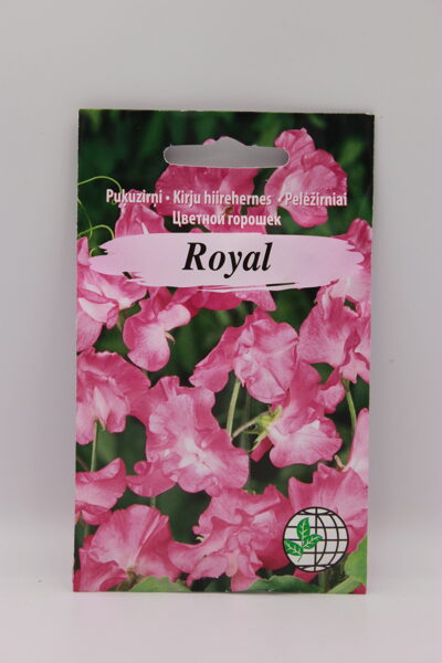 Puķuzirņi Royal rozā